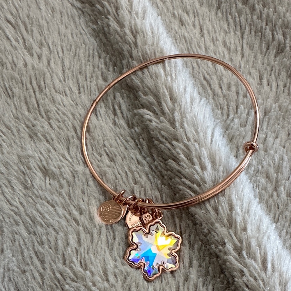 Rose Gold Snowflake Alex and Ani